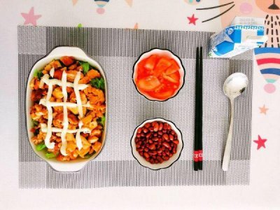 ​简单好吃的无敌家庭版奥尔良烤肉拌饭，秒变大厨