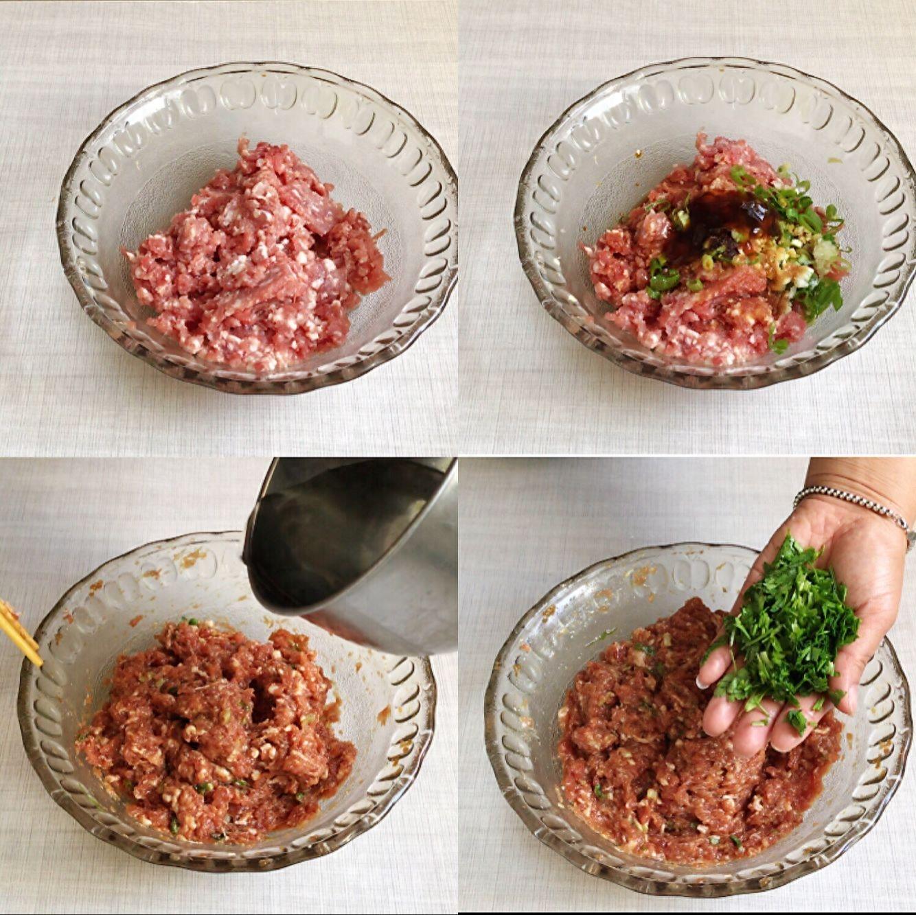 肉笼的简单做法，不会包 包子饺子的看这里