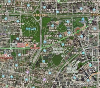​十秒看懂深圳大学地理布局（高清卫星图）