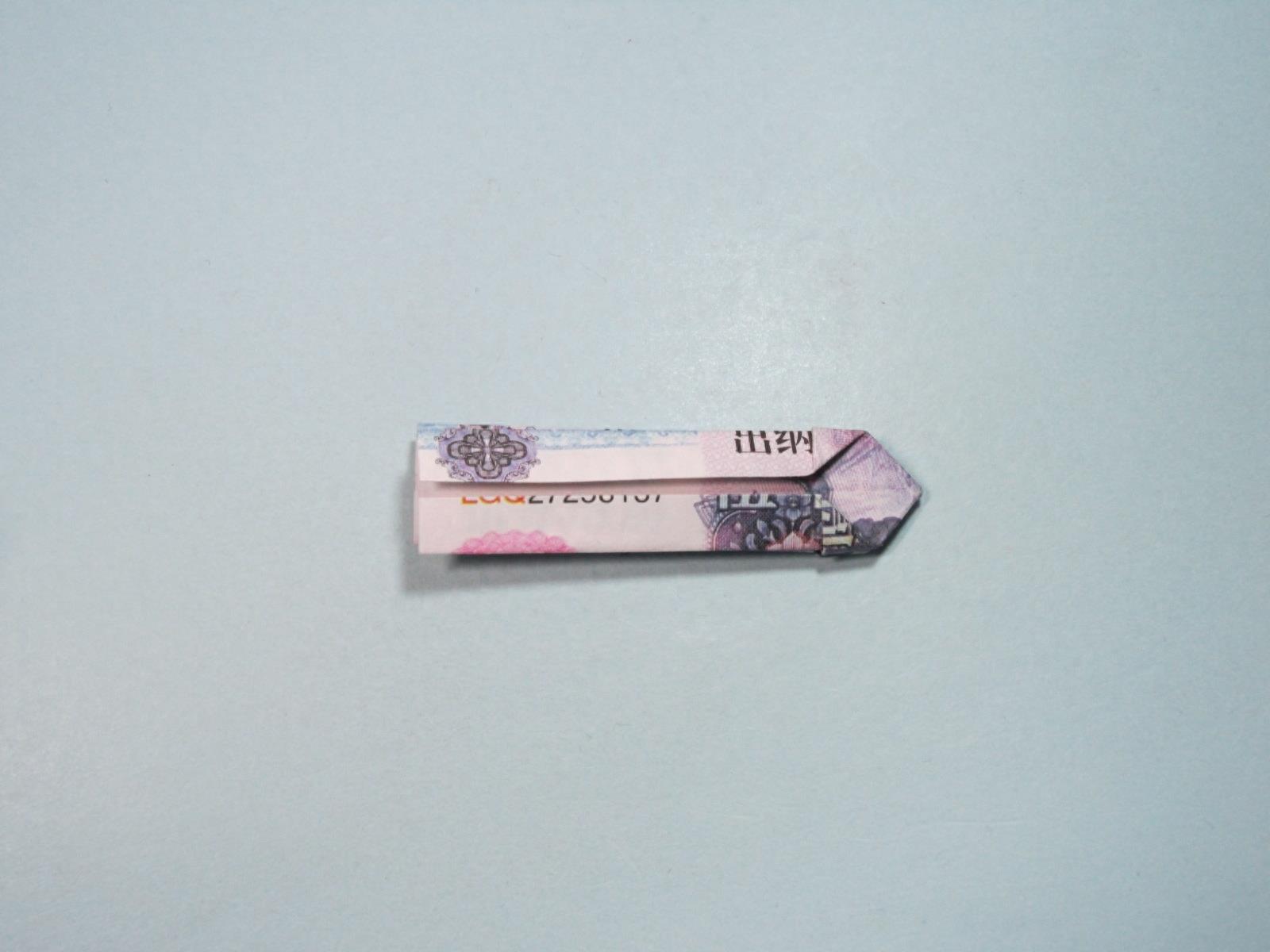 手工折纸 指环戒指的折法步骤图解