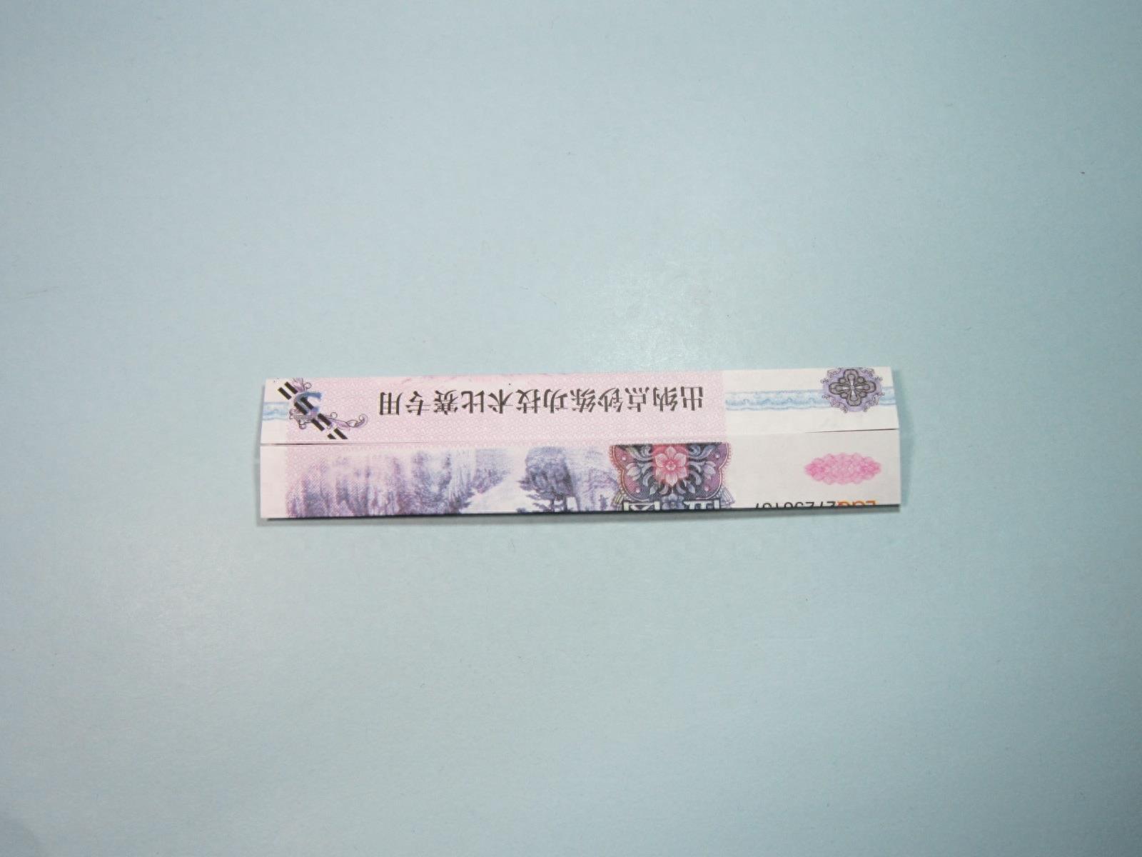 手工折纸 指环戒指的折法步骤图解