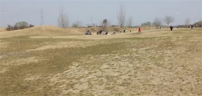 ​西安渭河边有个6433亩的大公园是遛娃放风筝的好地方