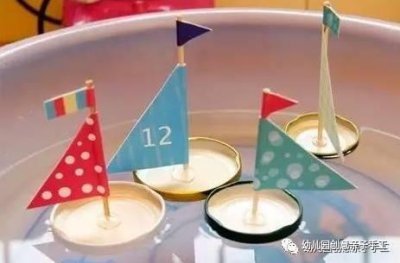 ​幼儿园亲子手工之轮船制作大全，各类废物利用材料易得操作简单