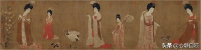 ​传世名画欣赏《簪花仕女图》