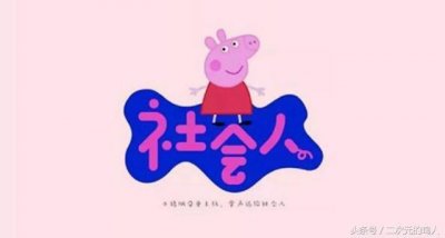 ​小猪佩奇：为什么成为“社会人”的称号？网友：现在才看懂