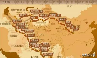 ​西游记唐僧取经路线图为什么舍近求远 真相原来是这样