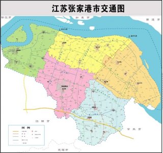 ​江苏省张家港市交通图