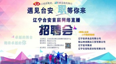 ​鞍山台安“大咖”企业云集 1000余个岗位“职”等你