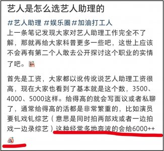 ​业内人士曝光明星选助理标准，粉丝绝对不会用，初始工资3000左右