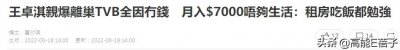 ​港姐亚军王卓淇自曝离开TVB全因没有钱，月入7000不够生活