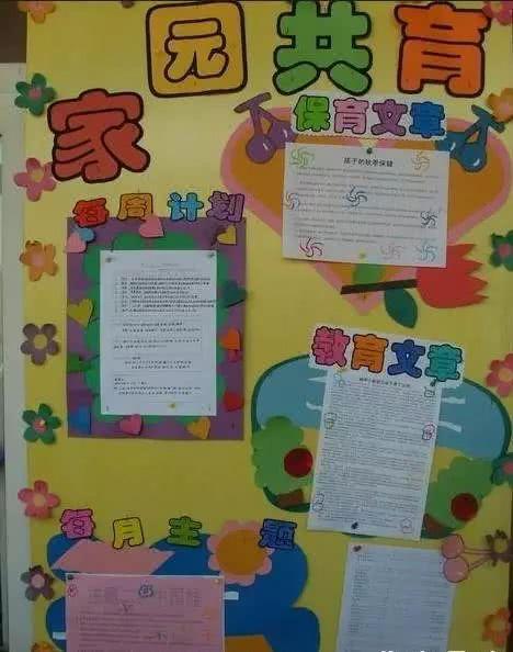 幼儿园新学期家园共育栏布置，再也不难了！