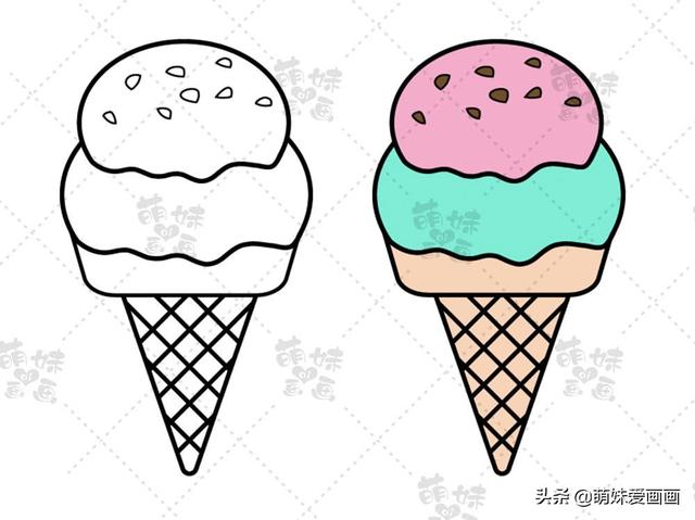又简单又漂亮的简笔画手抄报（夏天主题素材简笔画大全）(15)