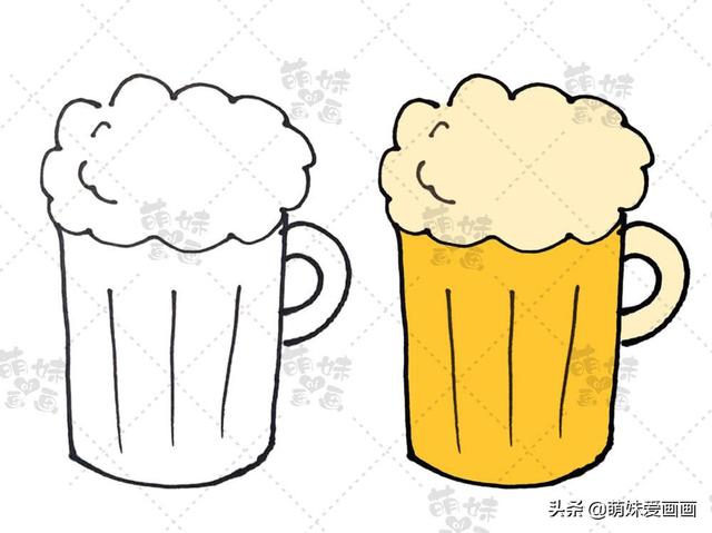 又简单又漂亮的简笔画手抄报（夏天主题素材简笔画大全）(12)