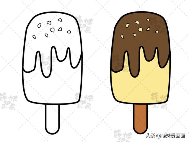 又简单又漂亮的简笔画手抄报（夏天主题素材简笔画大全）(14)