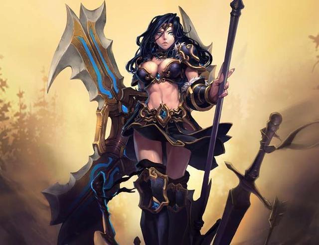 LOL：那些美翻天的英雄老版原画TOP9 改成现在这样都没兴趣玩了
