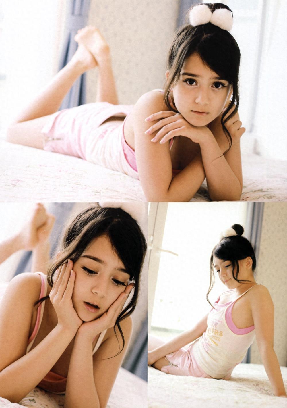 日本东京「混血小萝莉」奥真奈美，号称「日本高校第一美少女」确实可爱萌