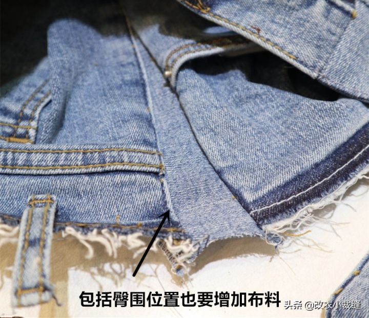 牛仔裤腰小了怎么改大（改大牛仔裤腰围8厘米的实例介绍）