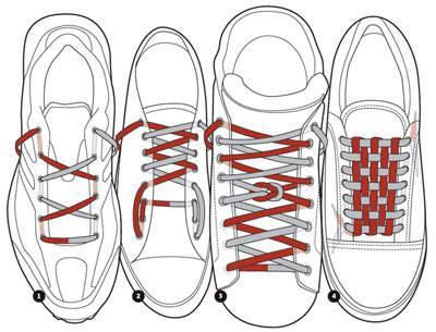 整理的10种鞋带系法简直酷爆了(花式鞋带系法15种必学鞋带绑法)(2)