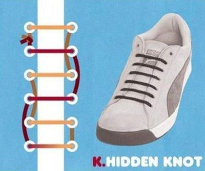 整理的10种鞋带系法简直酷爆了(花式鞋带系法15种必学鞋带绑法)(6)