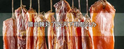 腊肉腌好了天天下雨怎么办