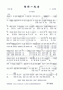 陪你一起老歌词(陪你一起老歌词是什么)