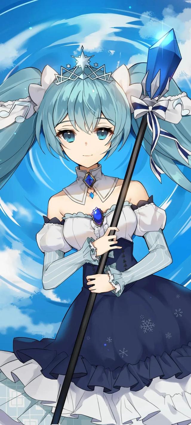 黑化版的初音未来(初音未来游戏壁纸)(3)