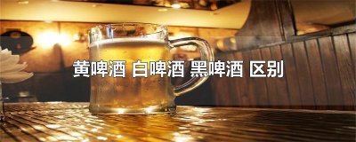 ​黄啤酒 白啤酒 黑啤酒 区别