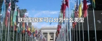 ​联盟型国家可以分为什么类型