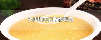 ​小米粥隔夜能吃吗? 隔夜小米粥可以吃吗?