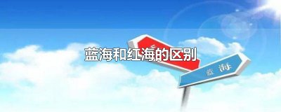 ​蓝海和红海的区别