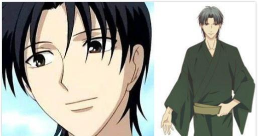 童年回忆,水果篮子人物新形象,有点锥子脸的本田透