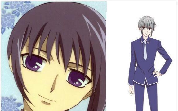 童年回忆,水果篮子人物新形象,有点锥子脸的本田透