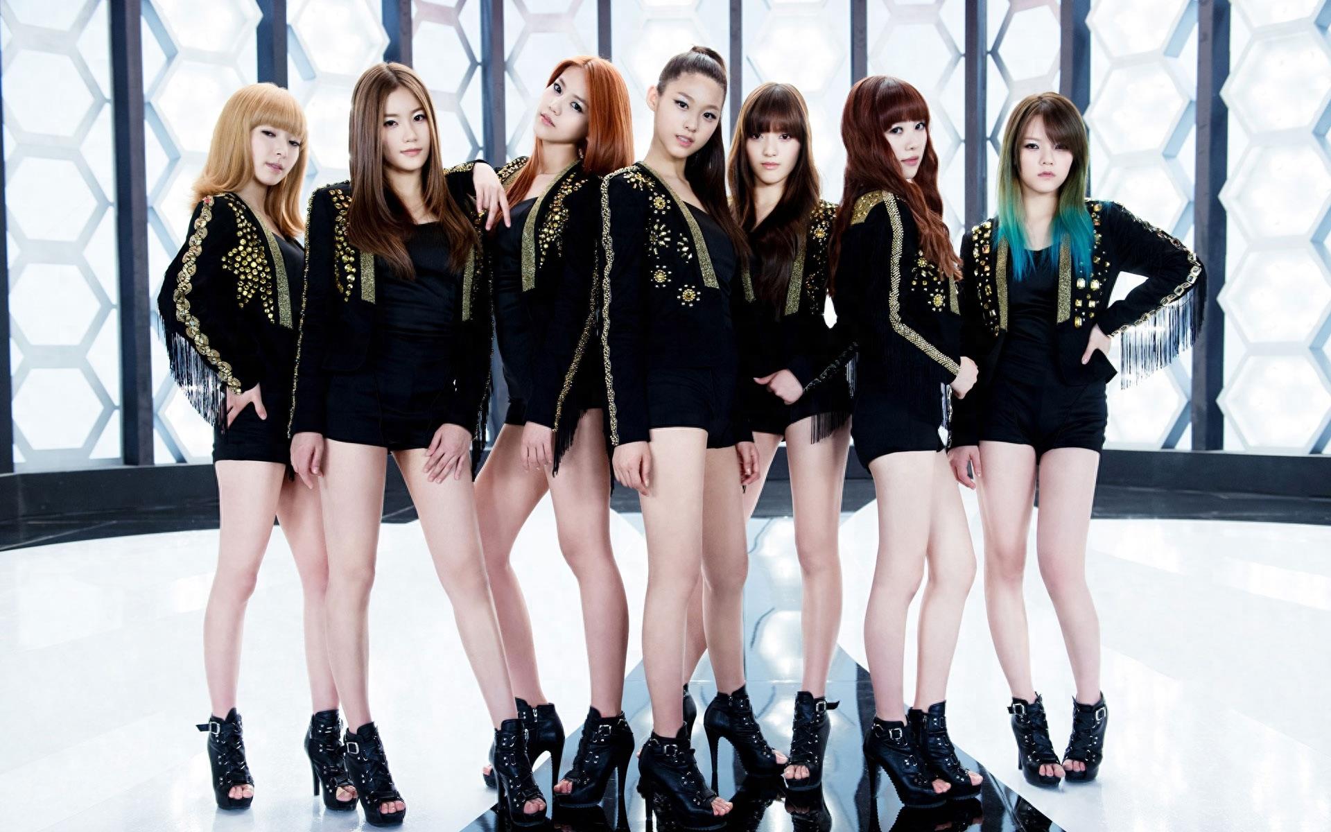 韩国美少女组合合集 谁与争锋！