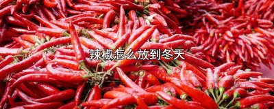 ​夏天怎样腌辣椒 夏天辣椒怎么腌制好吃