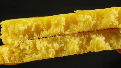 ​一碗玉米面，1碗白面，不揉面不擀面，筷子一搅，营养早餐出锅