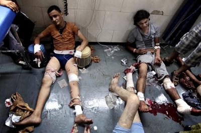 ​加沙，血腥和毁灭之城