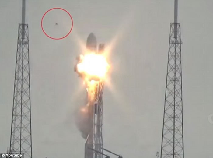 SpaceX猎鹰9号火箭爆炸 马斯克：不排除UFO所为