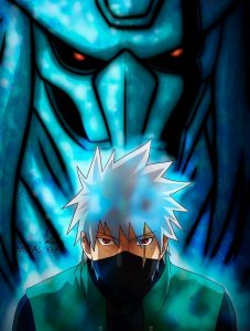 ​火影忍者：须佐能乎帅气插画，羡慕鸣佐二人的友谊